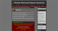 Desktop Screenshot of modelrailroadsignalsystems.com