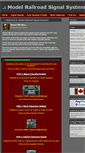 Mobile Screenshot of modelrailroadsignalsystems.com